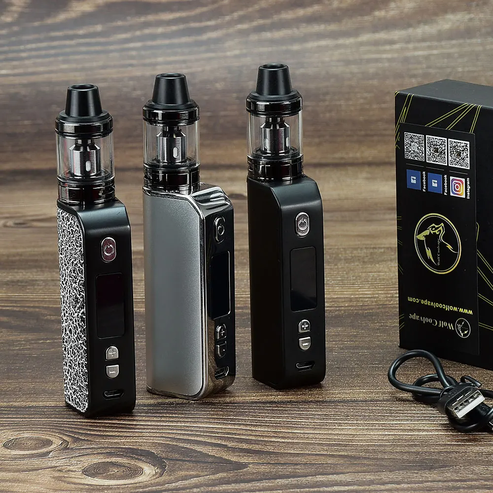 Vape 80W Vape mod Box Mod Kit 2200Mah Vape Pen Starter Kit Vaper Vaporizer Vape Pen Electronic Cigarette mod kit E-Cigarette kit