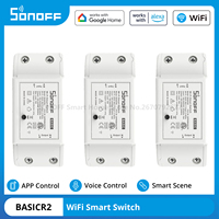 SONOFF 2-10PCS BASICR2 WiFi Smart Switch Wireless Breaker Remote Voice Control Light Switch eWeLink Smart Home via Alexa Google