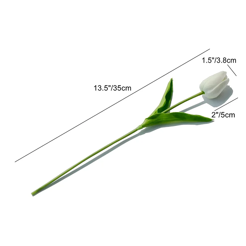 10PCS Artificial Tulip Flower Bouquet Real Touch PE Foam Fake Flower for Wedding Decoration Flowers for Home Garden Decoraive