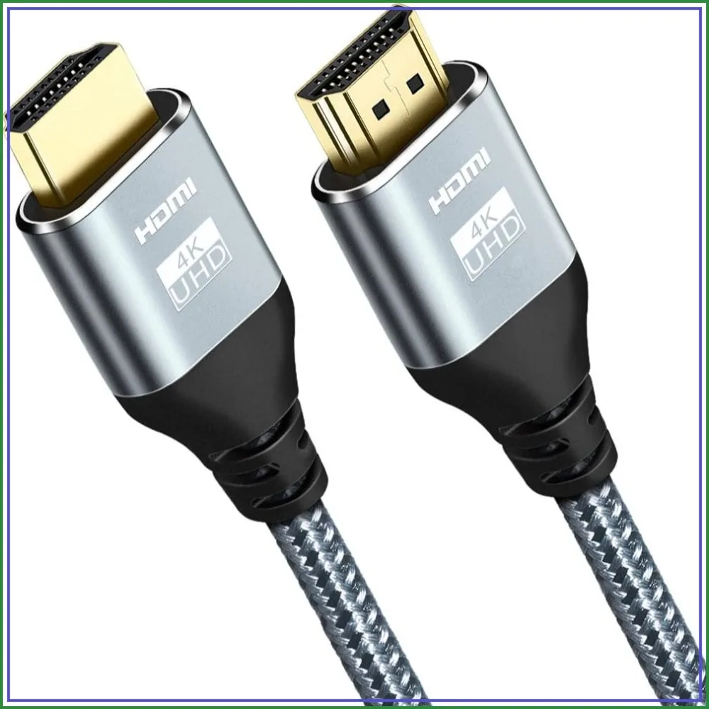 

4K 60Hz HDMI 2.0 Cable 30ft, High Speed 18Gbps HDR HDCP 2.2, 28AWG Nylon Braided for TV PS4 Xbox