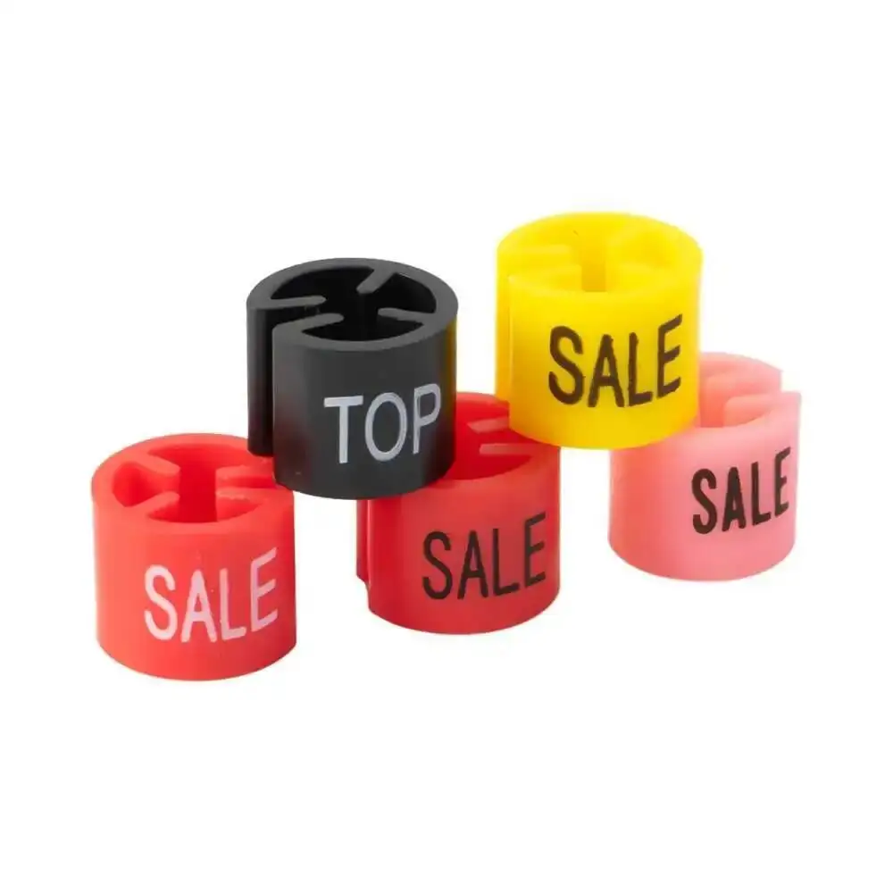 100Pcs Clothing Hanger Sale Garment Markers Sale Tags For Clothing Organization In Shops Plastic Sale