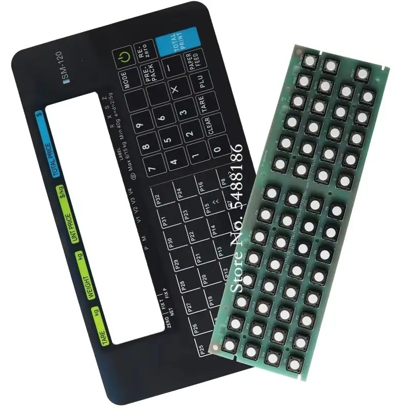 Brand New SM120B Keyboard Set for DIGI SM120 Bench Scales Inner Circuit with Keyboard Film English Version Scale Parts