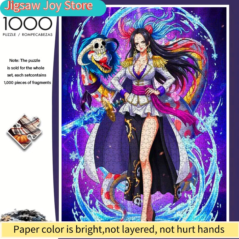 

A s Puzzle Featuring Boya Hank from 1pc, Designed for Fans. This Challenging, Large-Scale Collection Puzzle Is Frameless And R