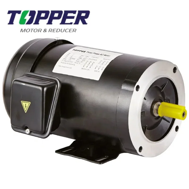 Motor de inducción monofásico estándar NEMA de 2HP, velocidad nominal de 1725 Rpm, voltaje de 400V CA, frecuencia de 60Hz, función de protección cerrada