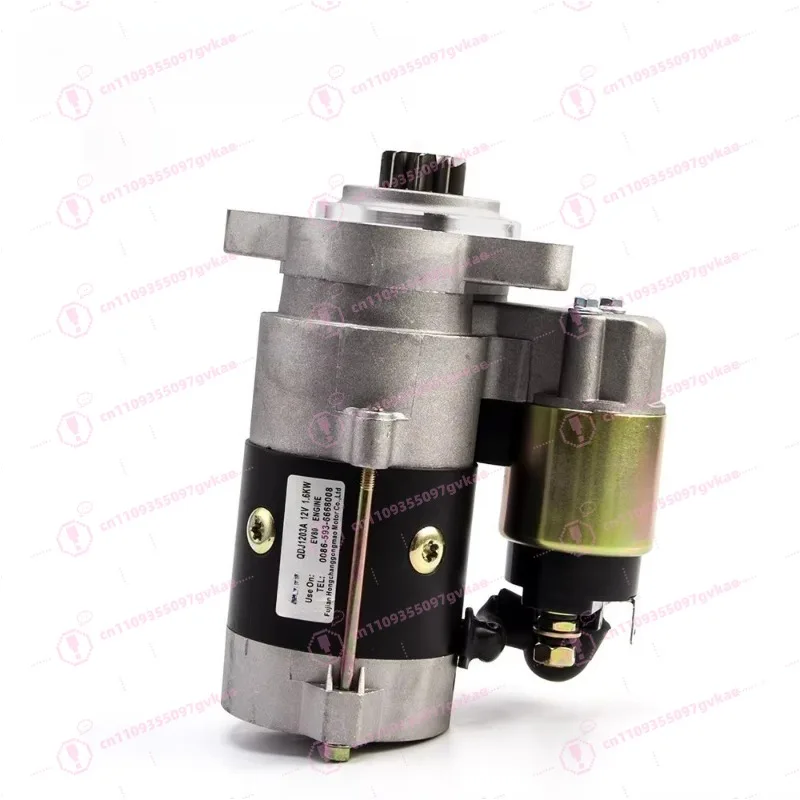 QDJ1203A 12V 1.6KW 9T Diesel Generator Starter Motor