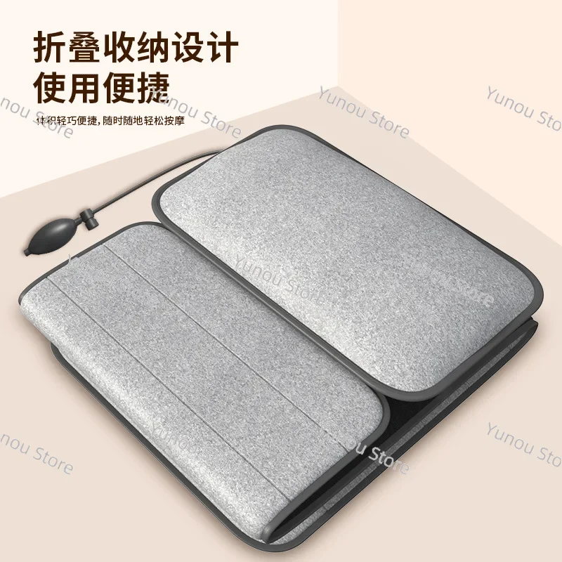 Massage Mat Collapsible Air Bag For Home With Electric Vibrating, Cervical Column, Rear Waist, Full Body, Multifunctional