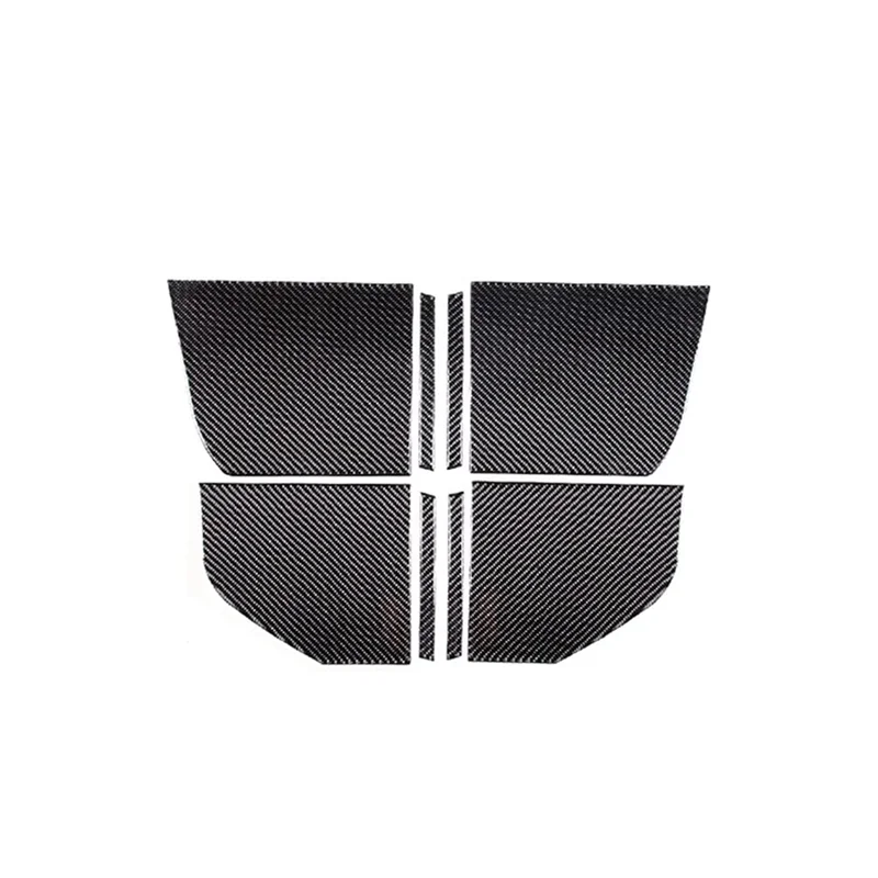 

Car Inner Door Anti Kick Decorative Panel Trim Stickers for Ford Maverick 2022 2023 Accessories - Soft Carbon Fiber