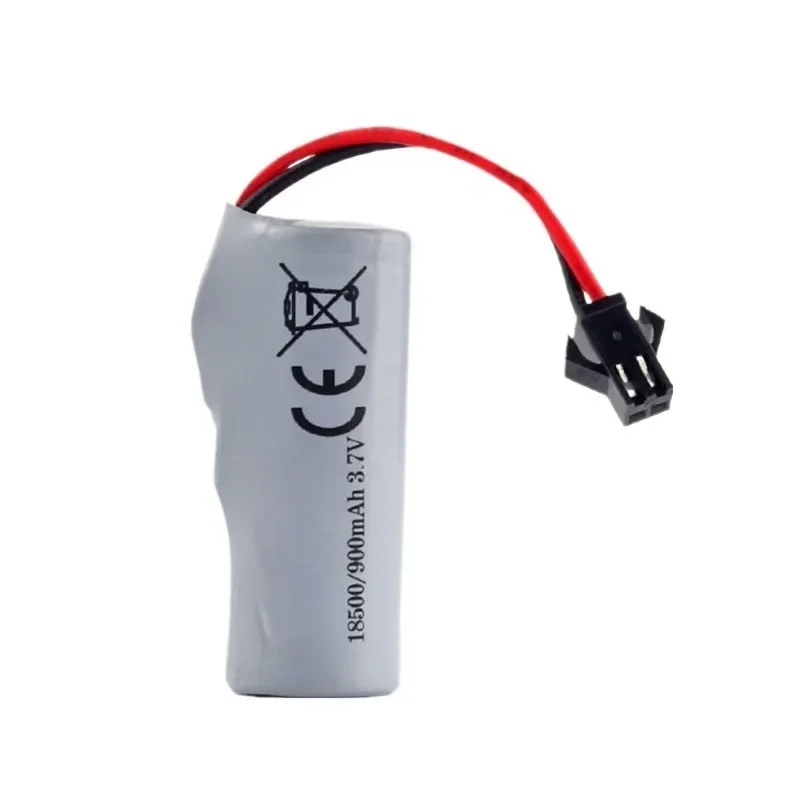 for 18500 Lithium Battery SM-2P Plug with Protective Board Remote Control Car Electric Toy Batteries 3.7V 900mAh
