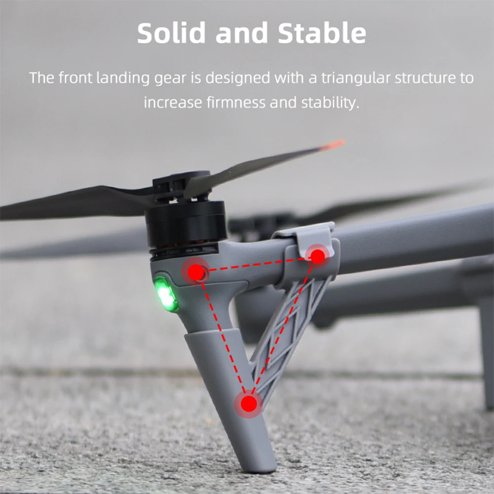 معدات الهبوط تزيد من توسيع قوس الطائرة بدون طيار أرجل الهبوط لملحقات الطائرة بدون طيار DJI Air 3 Air 3S