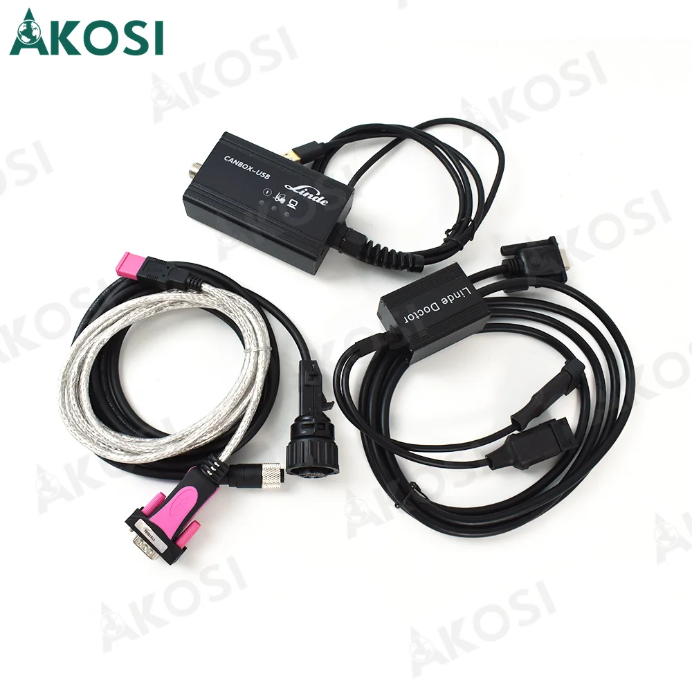 Perangkat lunak pathfind V2025 untuk alat pemindai diagnostik forklift Linde, adaptor 4 pin Linde, canbox doctor Linde