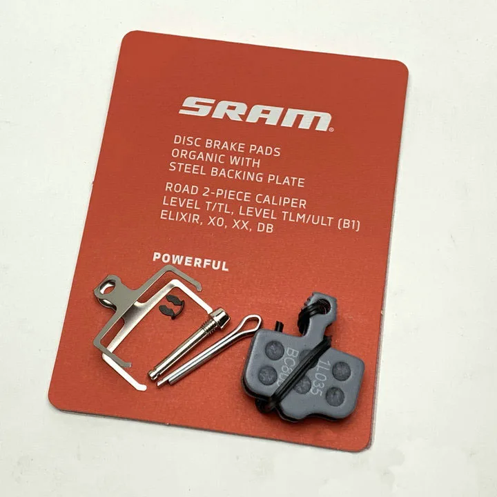 SRAM Disc Brake Pads for MTB and Road, CALIPER LEVEL, T/TL LEVEL TLM/ULT(B1), ELIXIR X0 XX DB, Bicycle Accessories, Cycling