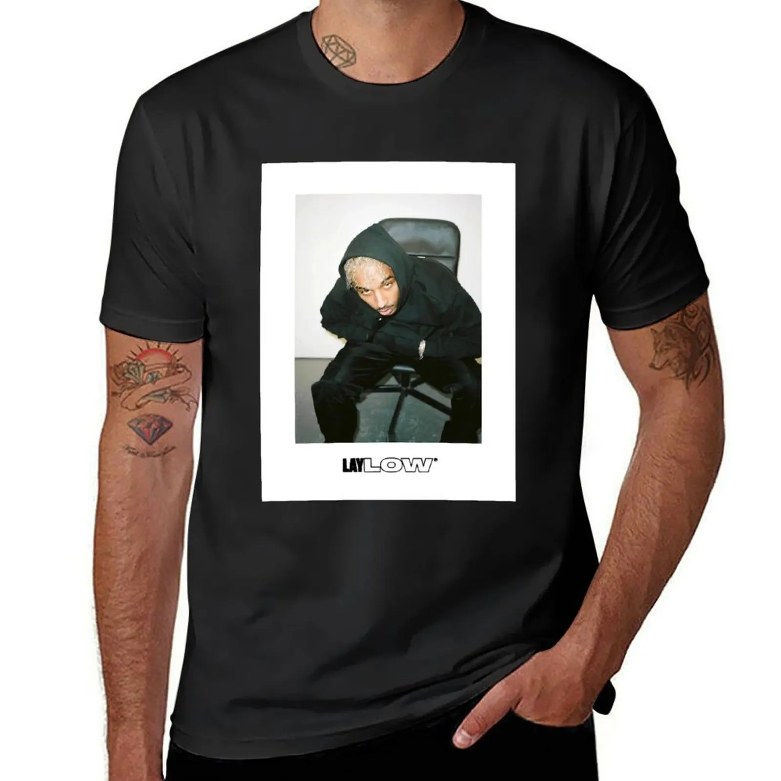 Laylow - Studio Portrait T-Shirt customs design your own oversized plus sizes sweat shirts, men