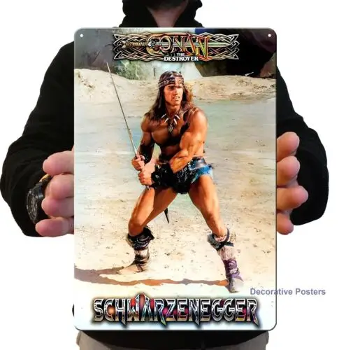Conan The Destroyer Movie Metal Poster - Sign - Size:8*12inch (20x30cm) good sign sign
