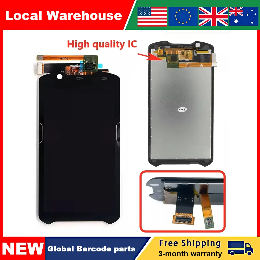 

For Zebra TC52 TC520K TC57 LCD Module Display Touch Digitizer Screen
