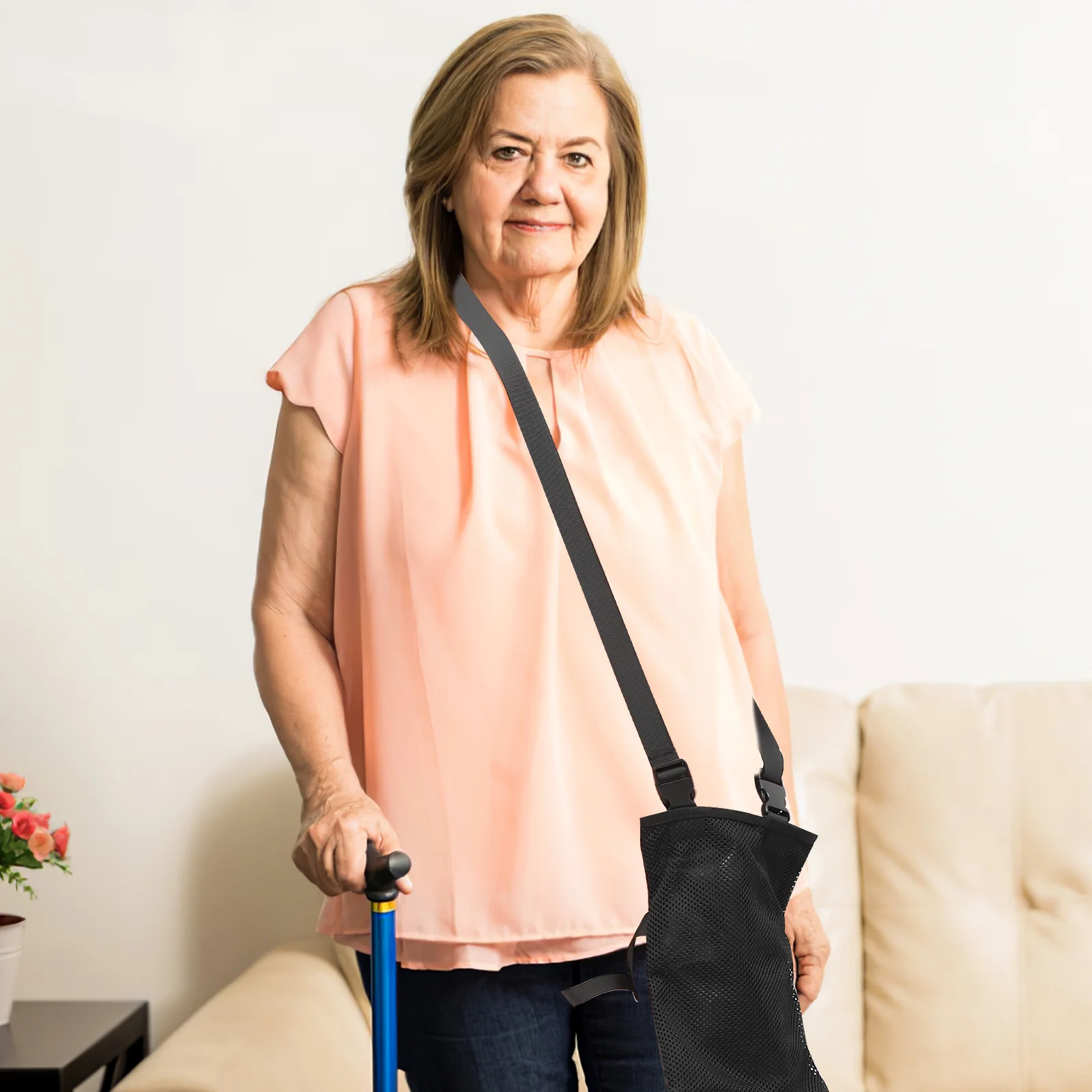 

Urine Bag Crossbody Cover Adjustable Carrying Solution for Drainage Patients Comfortable Fit Suitable for Daily Mobility Use