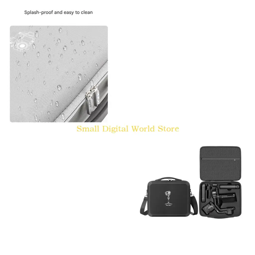 

77UB PU And Fabric Storage Bag For RS5 Stabilizer Carrying Case Featuring Water Resistant Exterior