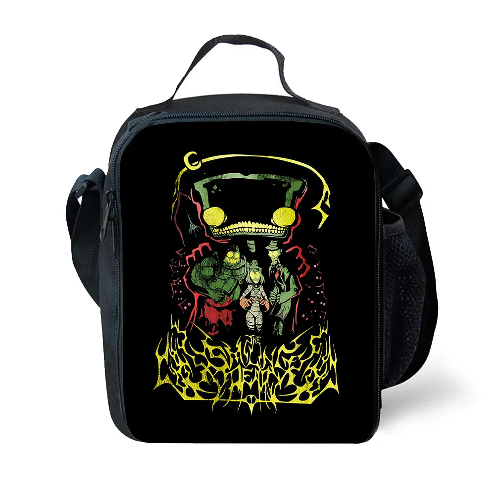 

Trendy Crossbody The Gaslight District Lunchbox Thermal insulation Food Lunch Bag 3D Printed Picnic Insulated Handbags Ice Bags