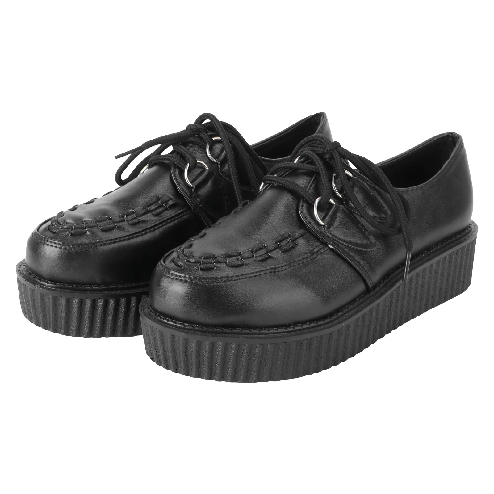 

Vintage Thick Sole Platform Footwear Fashion Ladies Japanese Style Breathable Anti Slip Comfortable Long Walk Travel