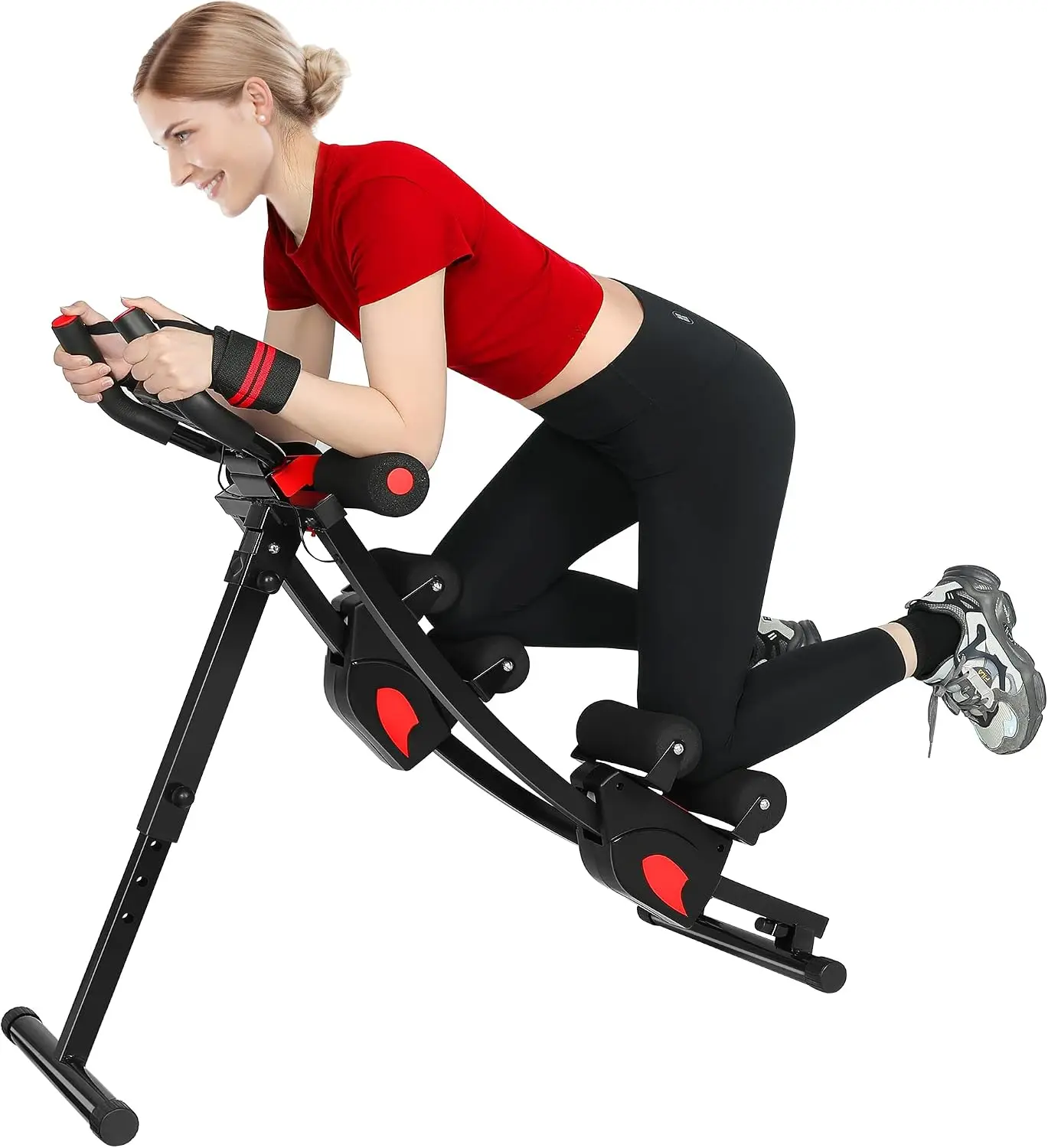 Ab Machine for Home Gym, Adjustable Foldable Equipment, Core Workout