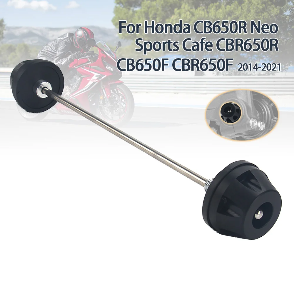 

For Honda CB650R Neo Sports Cafe CBR 650 R CBR650F 650R CB650F Motorcycle Front Wheel Fork Axle Crash Sliders Falling Protector
