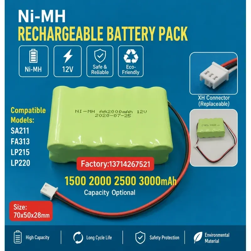 [NEW]  Rechargeable Battery for Xinhefeng LP2000-2P LP220 LP240 LP215 Syringe Pump Infusion Pump Replacement Power Supply