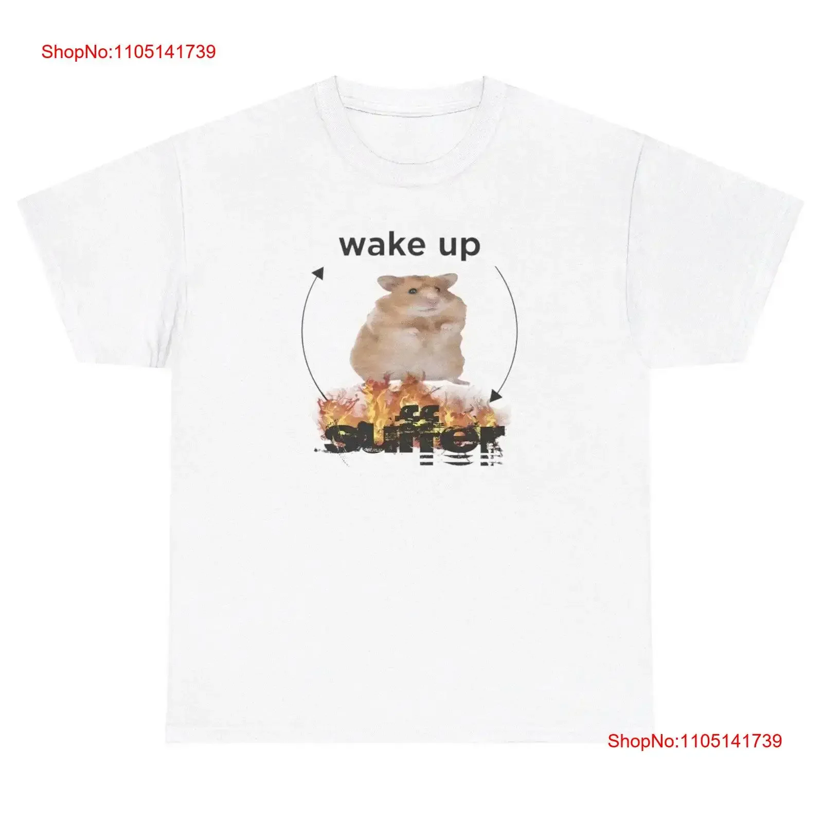 الاستيقاظ صعبة تي شيرت مضحك الأزمة الهامستر عاشق سخيفة لعنة الجنرال Z الفكاهة خمر غسلها امتدت أوم مصمم الملابس #1