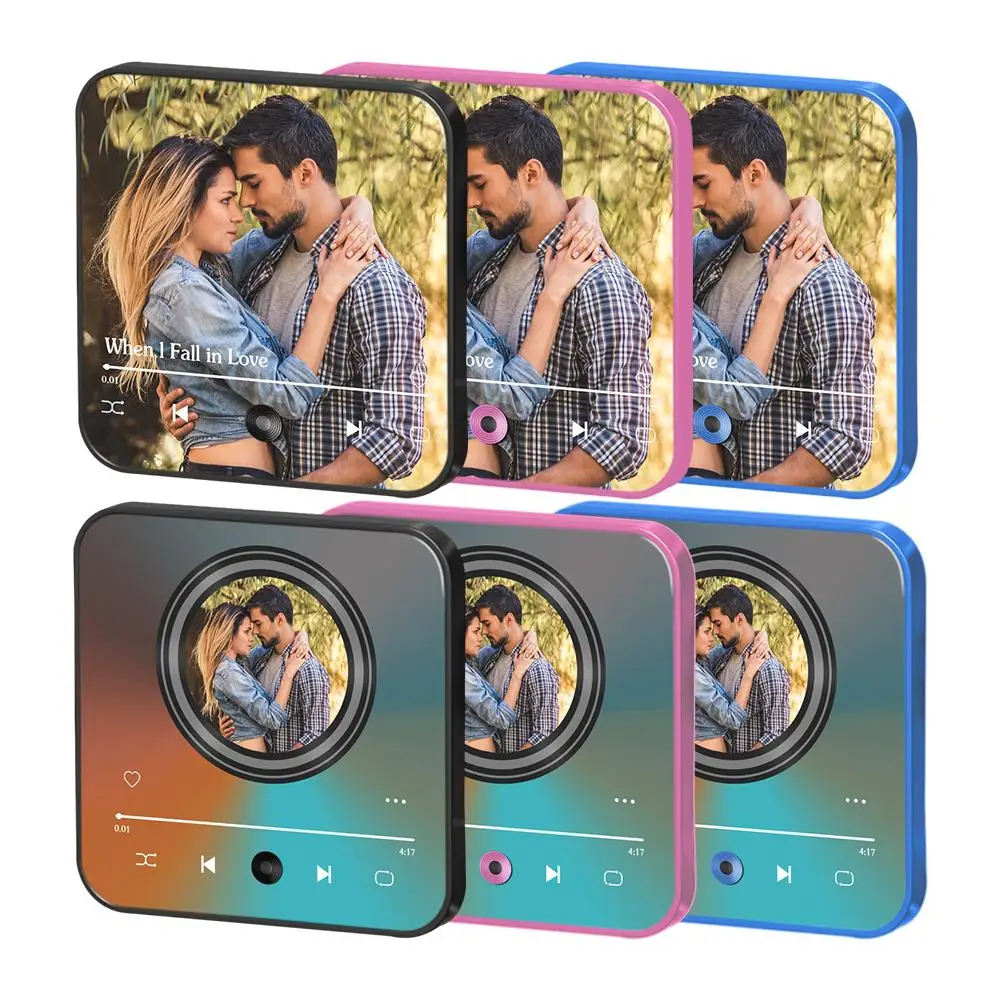 Custom Music Album Fridge Magnet Personalized Music Player with Photo Song & Album Cover Unique Customizable Magnet Gift