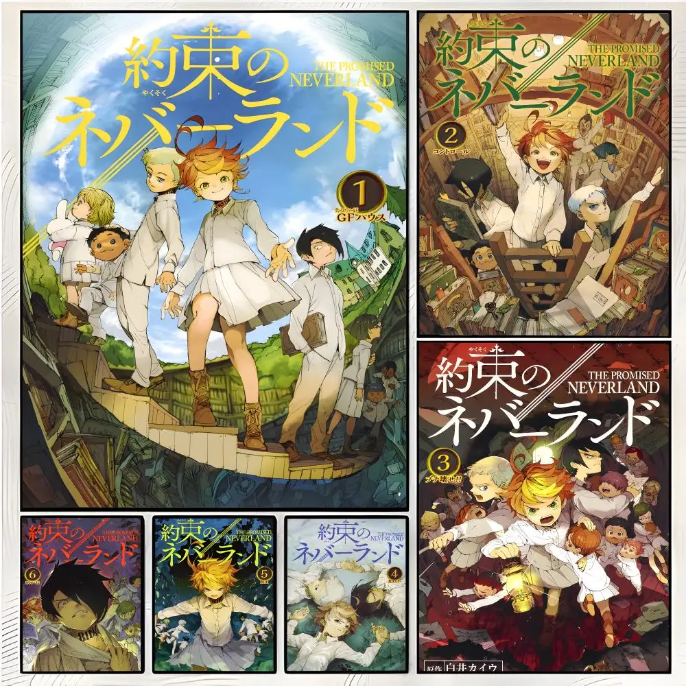 manga thriller The Promised Neverland Poster Superior Home Space  Indoor Decorative Art & Home Decor