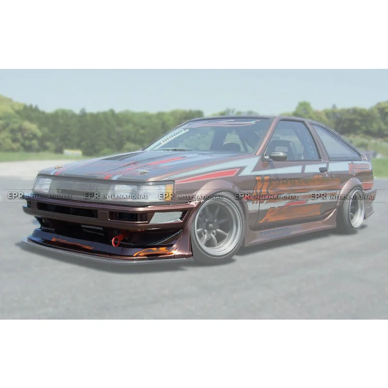 

Передний бампер в стиле Toyota AE86 Levin MBT2 — классический внешний бампер спортивного автомобиля JDM, точное обновление переднего стиля