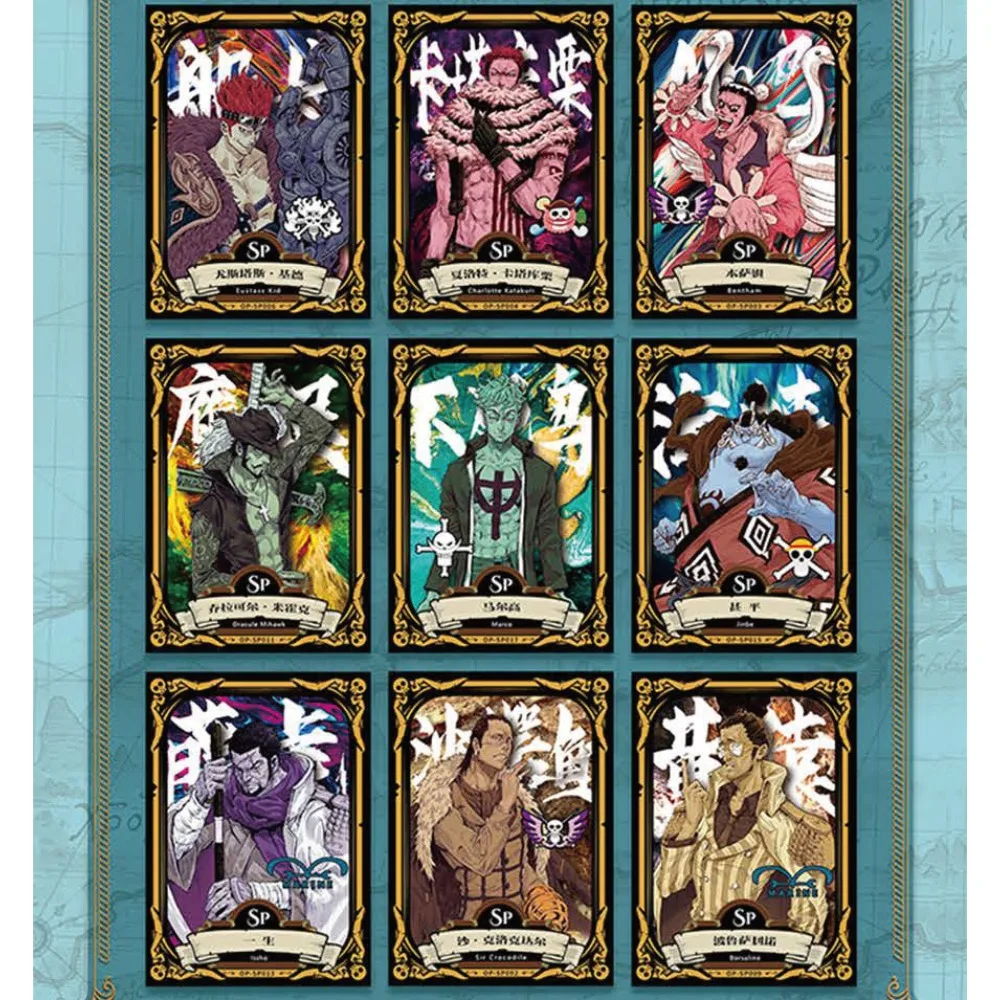 Genuine One Piece Cards Anime Character Luffy Shanks Zoro 25th Anniversary Rare Trading Collection Cards Child Birthday Gift Toy