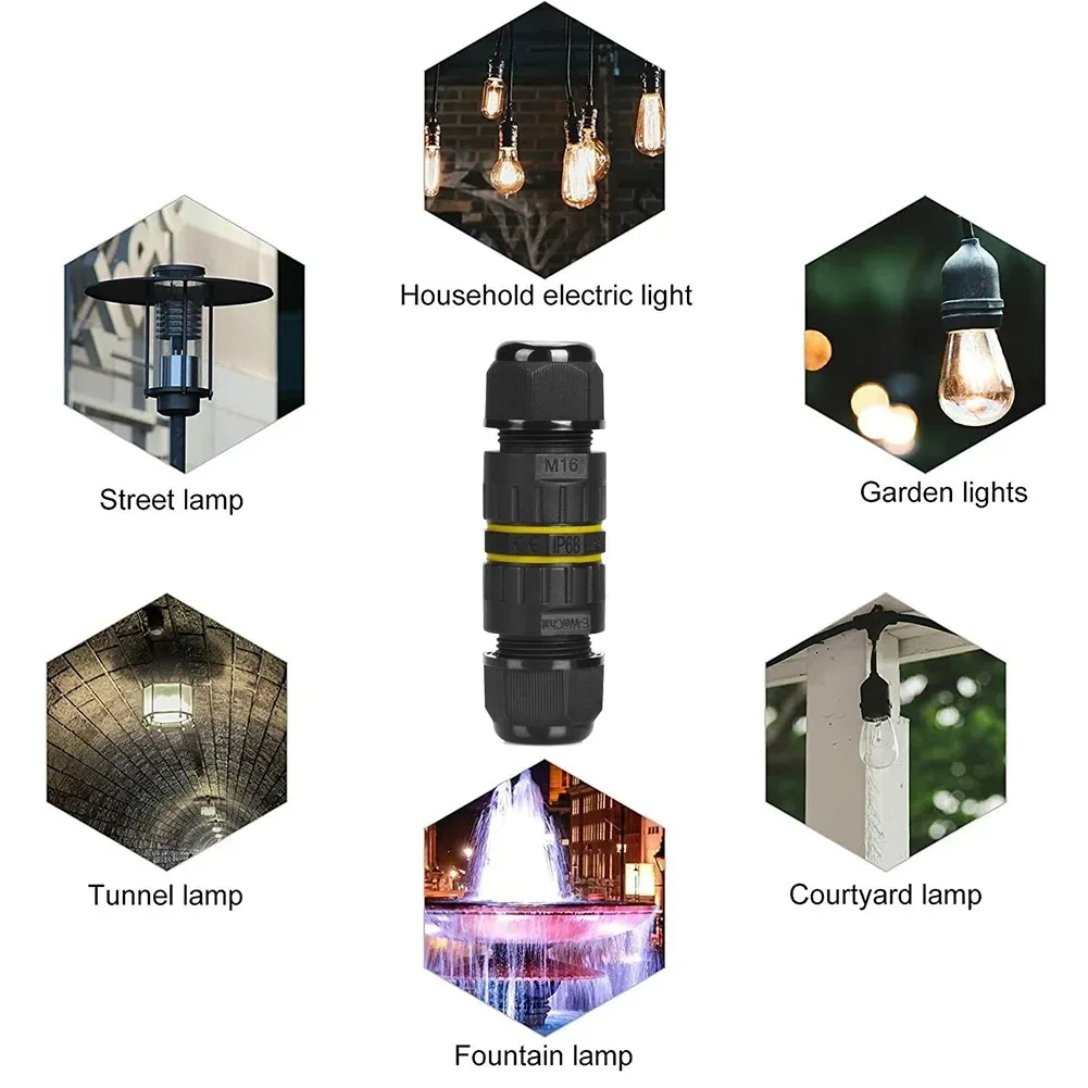 IP68 Waterproof Connector Underground Terminal Blocks Screw M20 M25 Splitting Outdoor Cable Wire Box