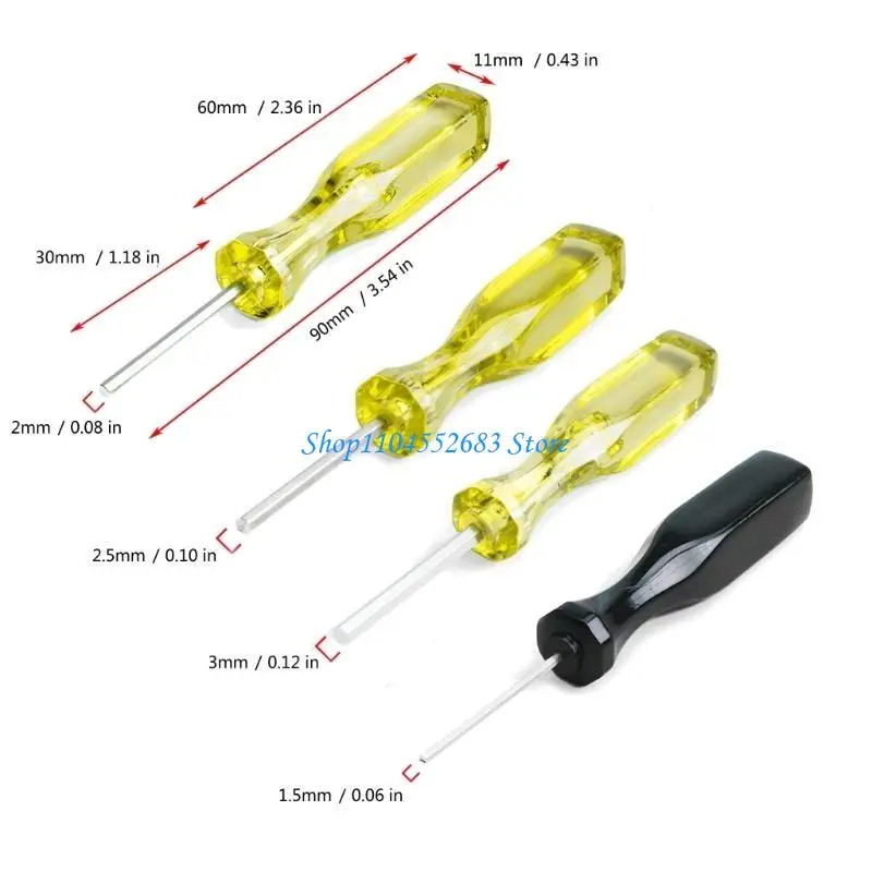 Y6GD 4pcs Obeng -Obeng Setel untuk Pemeliharaan Rumah dan Profesional