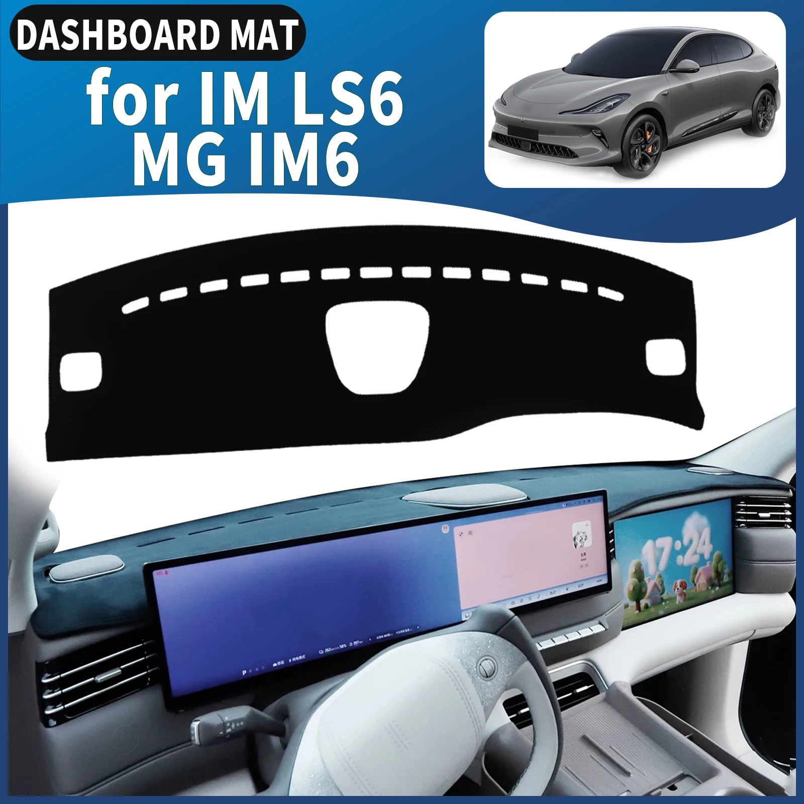 

fit for IM LS6 MG IM6 2023 2024 2025 2026 Car Dashmat Dashboard Cover Pad DashMat Sunshade Accessories Protective Carpet