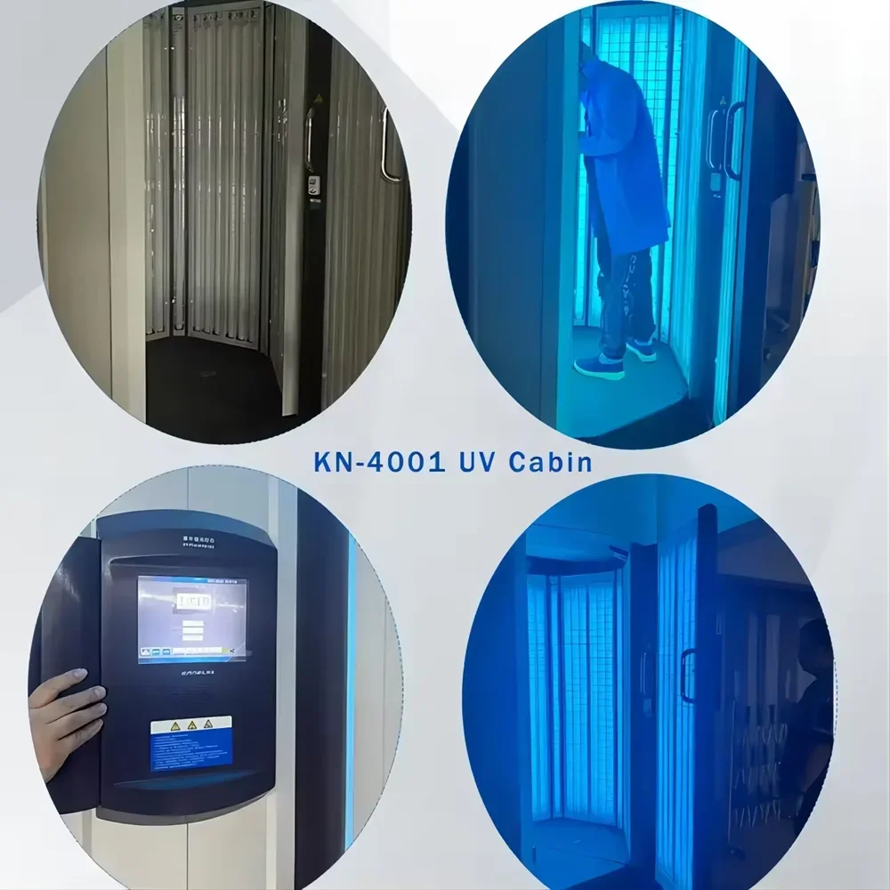 Famous brand Kernel KN-4001AB Full body UV phototherapy cabinet  for vitiligo psoriasis eczema treatment