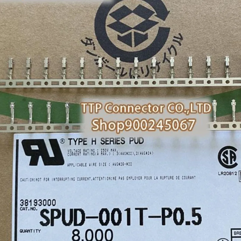 1000pcs/lot Connector SPUD-001T-P0.5 Wire gauge 22-26AWG 100% New and Origianl