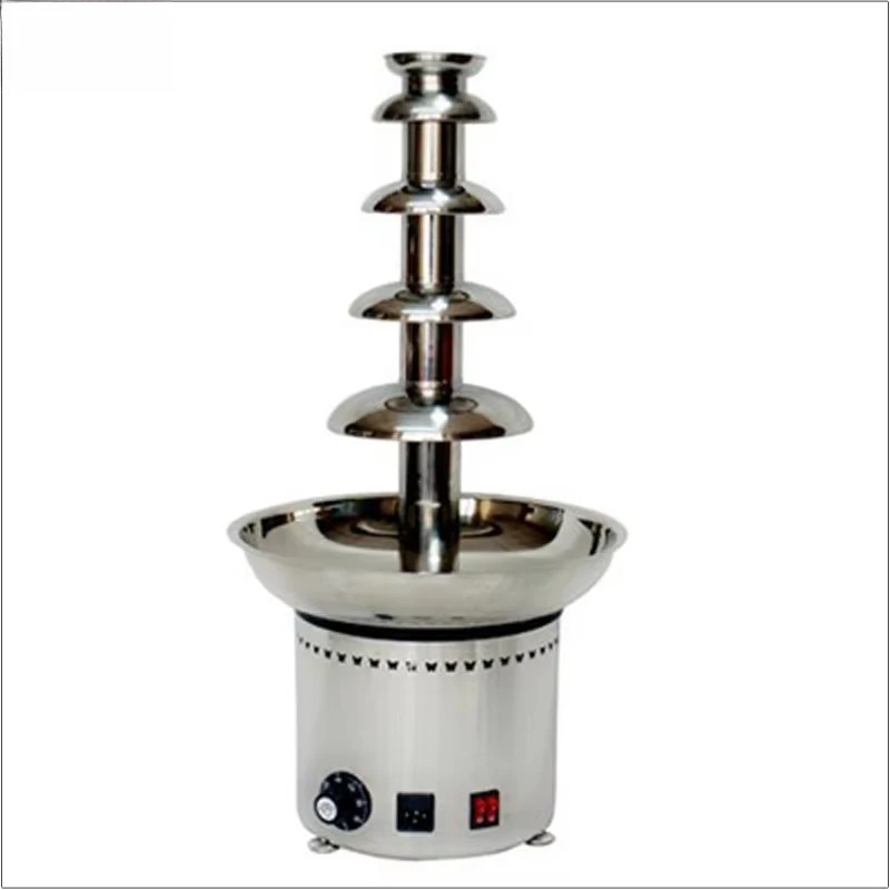 Supplier Guangzhou Unique Hot Sale High Quality Professional Chocolate 5 Layers Connected Chocolate Fountain For Sale