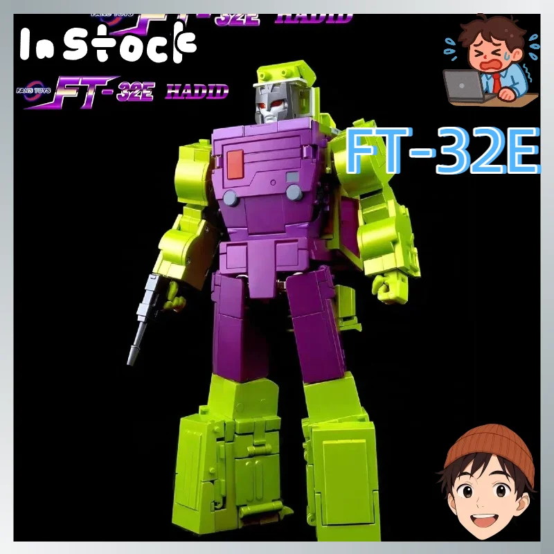 【EN STOCK】Juguetes de transformación, producto original FansToys FT-32E FT32E, camión mezclador, coleccionable de juguetes Combiner Devastator