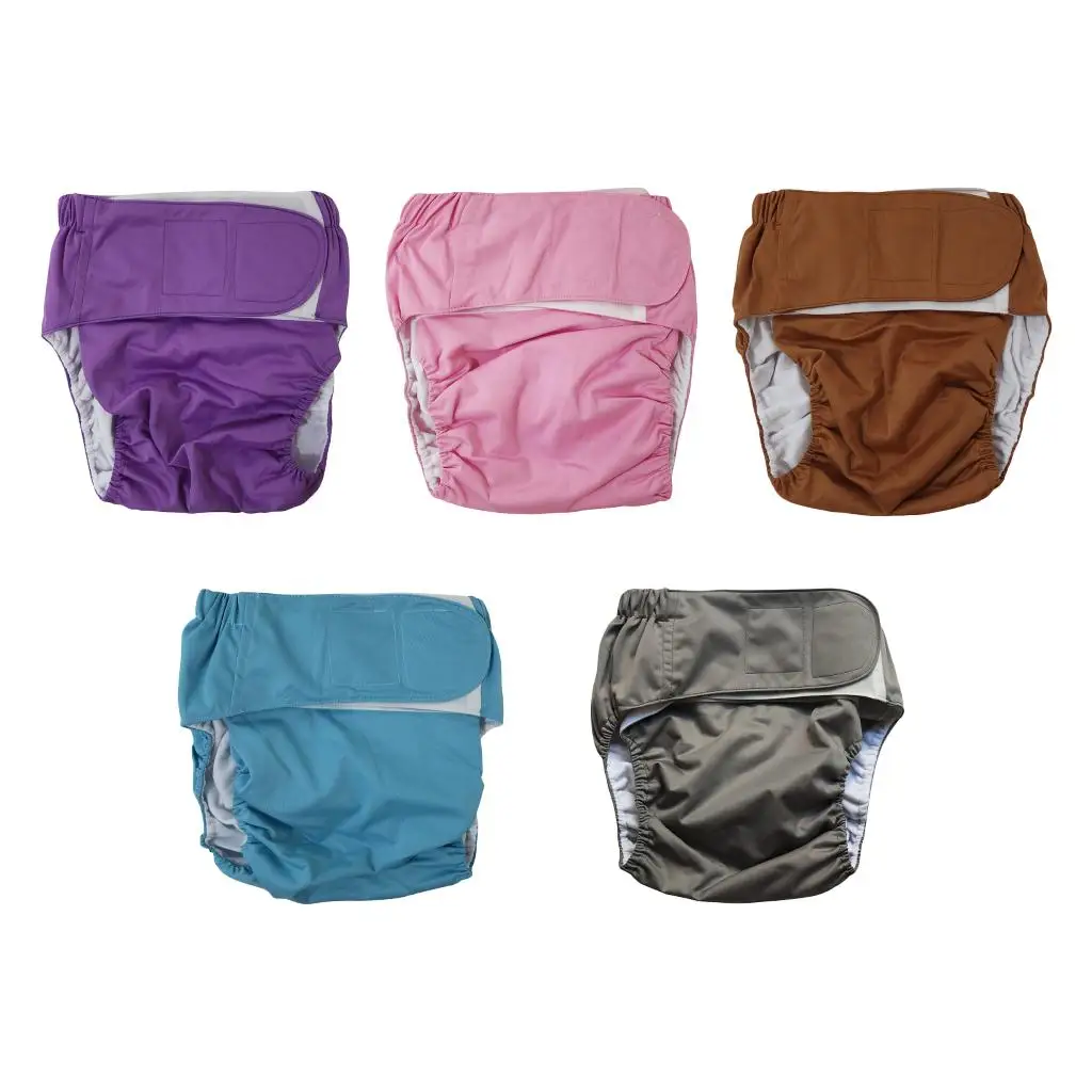 Newmind Waterproof Adults Elderly Cloth Diaper Nappy Pants for Bedwetting