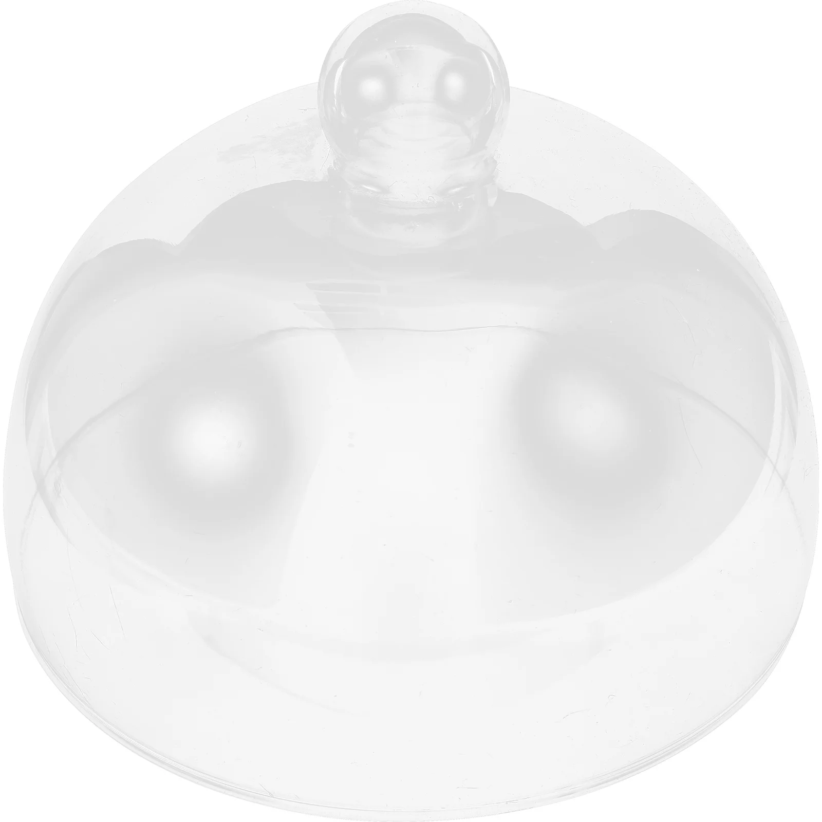 

1Pcs Glass Cake Cover Clear Dome Food Lid for Bread Cupcake Fruits Kitchen Food Protection Cake Cover Cuisine Tableware