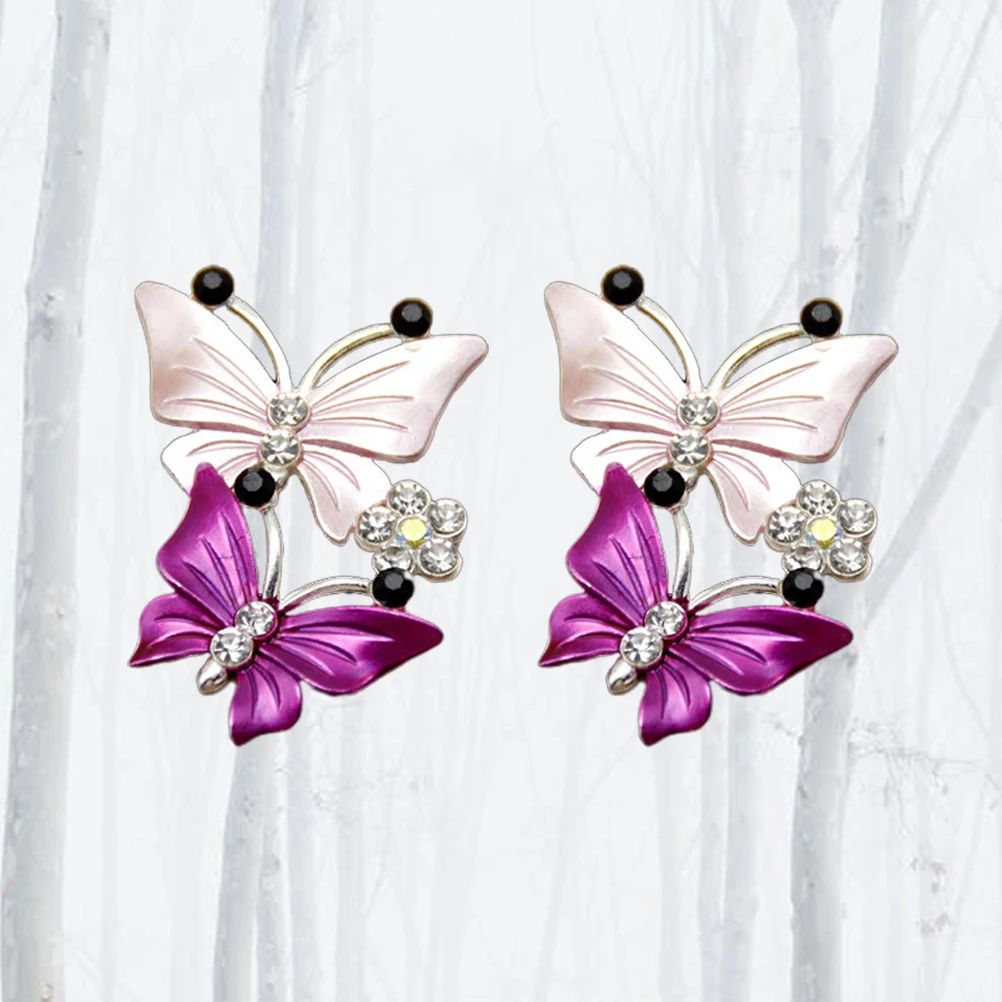 

2 Pcs Car Air Vent Perfume Diffuser Decorations Clip Scent Holder Fragrance Aroma Driving Alert Minimize