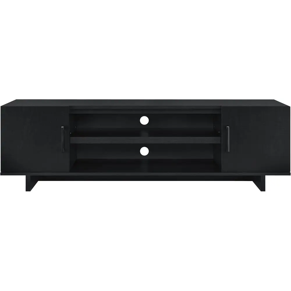 TV Stand for TVs up to 65, Black Oak
