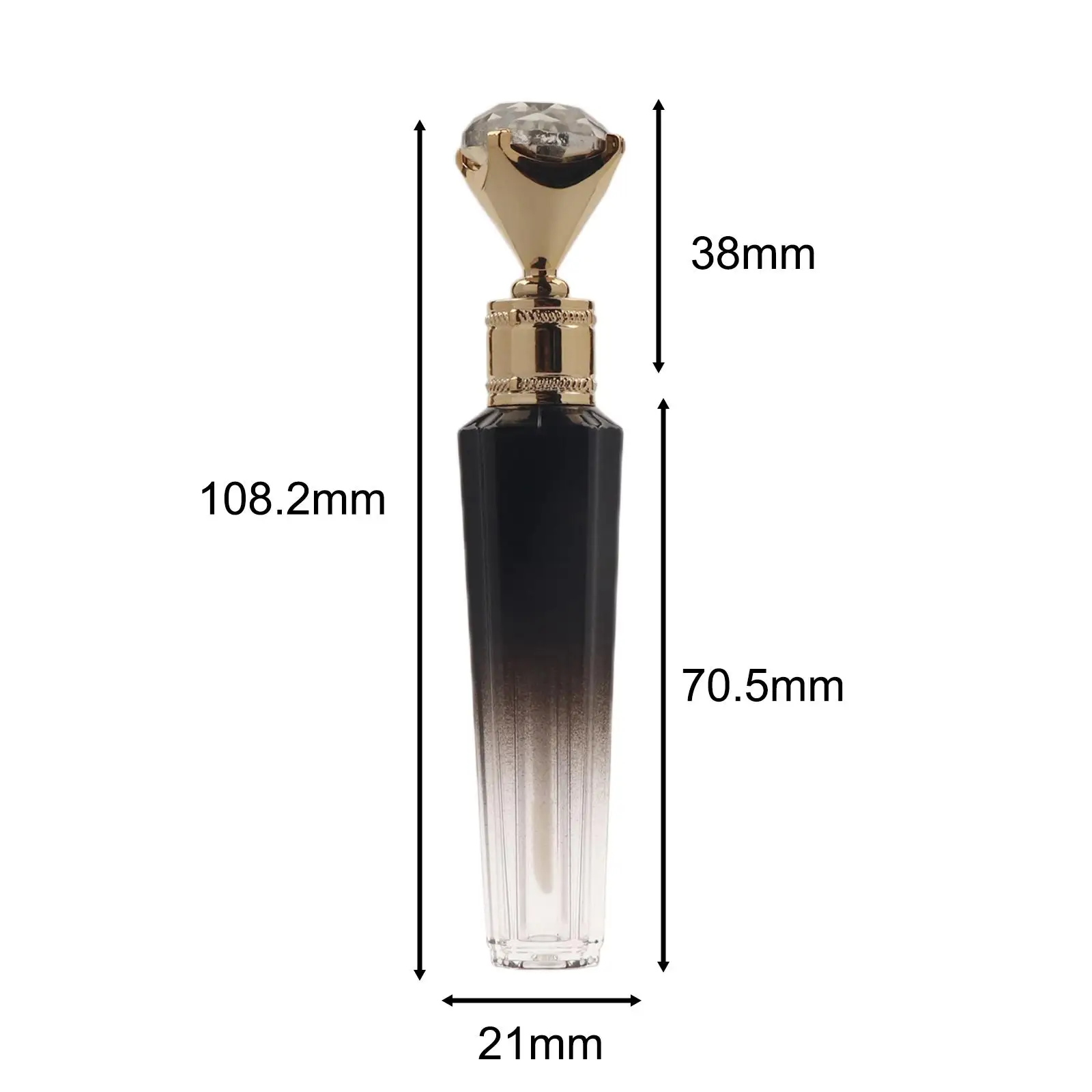 Tubes de brillant à lèvres vides de taille de voyage, conteneurs de baume à lèvres réutilisables pour cosmétiques, bricolage et emballage d'échantillons