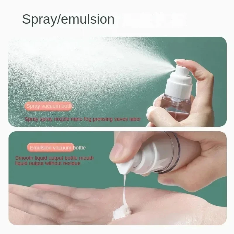 Professional Airless Pump Bottles Set – Leak Proof Vacuum Dispenser Jars for Face Cream, Moisturizer & Lotion