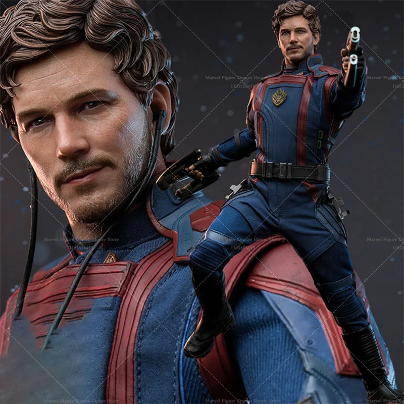 HOTTOYS HT MMS709 1/6  Scale Galaxy Guardians3 Science Fiction Adventurer Star-Lord 12-inch Full Set Male Action Figure Soldier