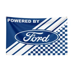 Bandera Fords de poliéster impresa, cartel de coche de carreras para decoración, 3x5 pies