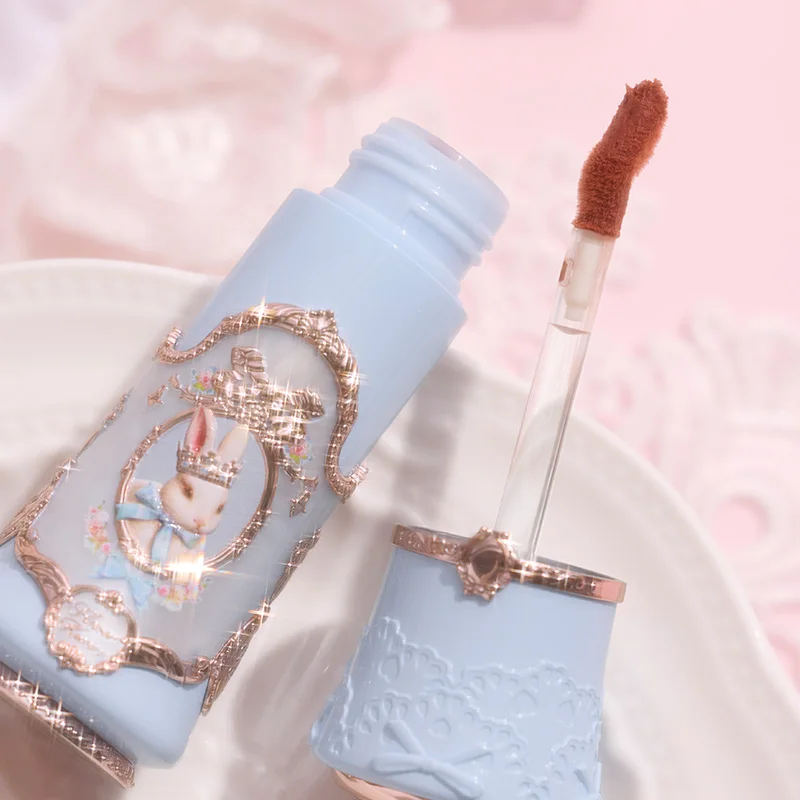 Flower Knows Bunny Garden Collection Cloud Lip Cream Lipstick 24 Hours Waterproof Set Lip Tint Matte Velvet Finish Vegan Makeup