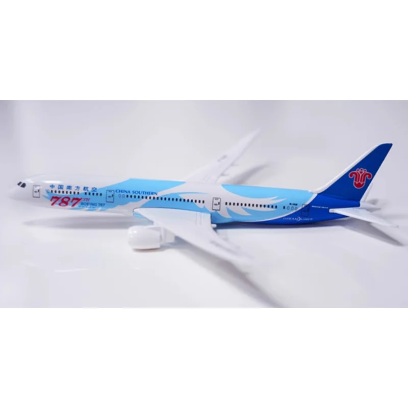 Diecast Scale 1/300 China Southern Airlines Aircraft Model Alloy Simulation B787 21CM Model Aircraft Display Collection Toy