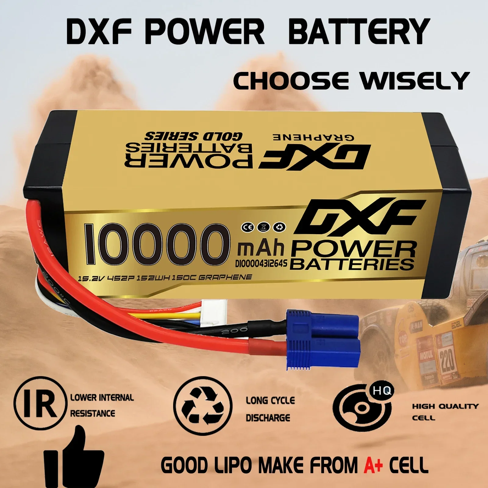 10000mah lipo 4S bateria 15.2v 150c caso rígido bateria com conector xt90 para carro caminhão tanque rc buggy truggy corrida hobby
