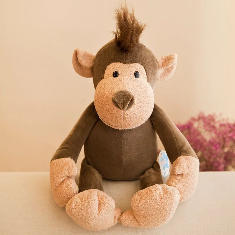 25cm Stuffed Lifelike Cute Monkey China Panda Soft Doll Simulation Forest Animals Plush Toys for Gift