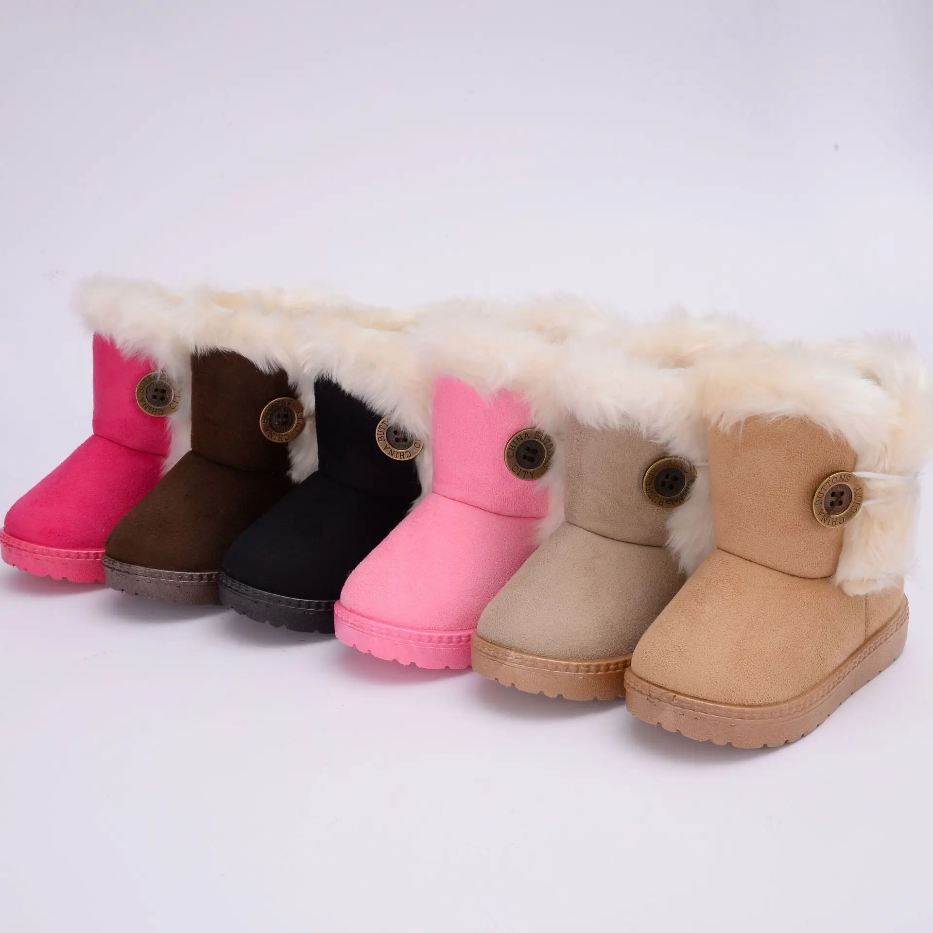 2024 Children Boutique Leather Boots For Girls Simple Classic Fashion Kids Knee-High Boots Multi-Color Boys Long Winter Shoes